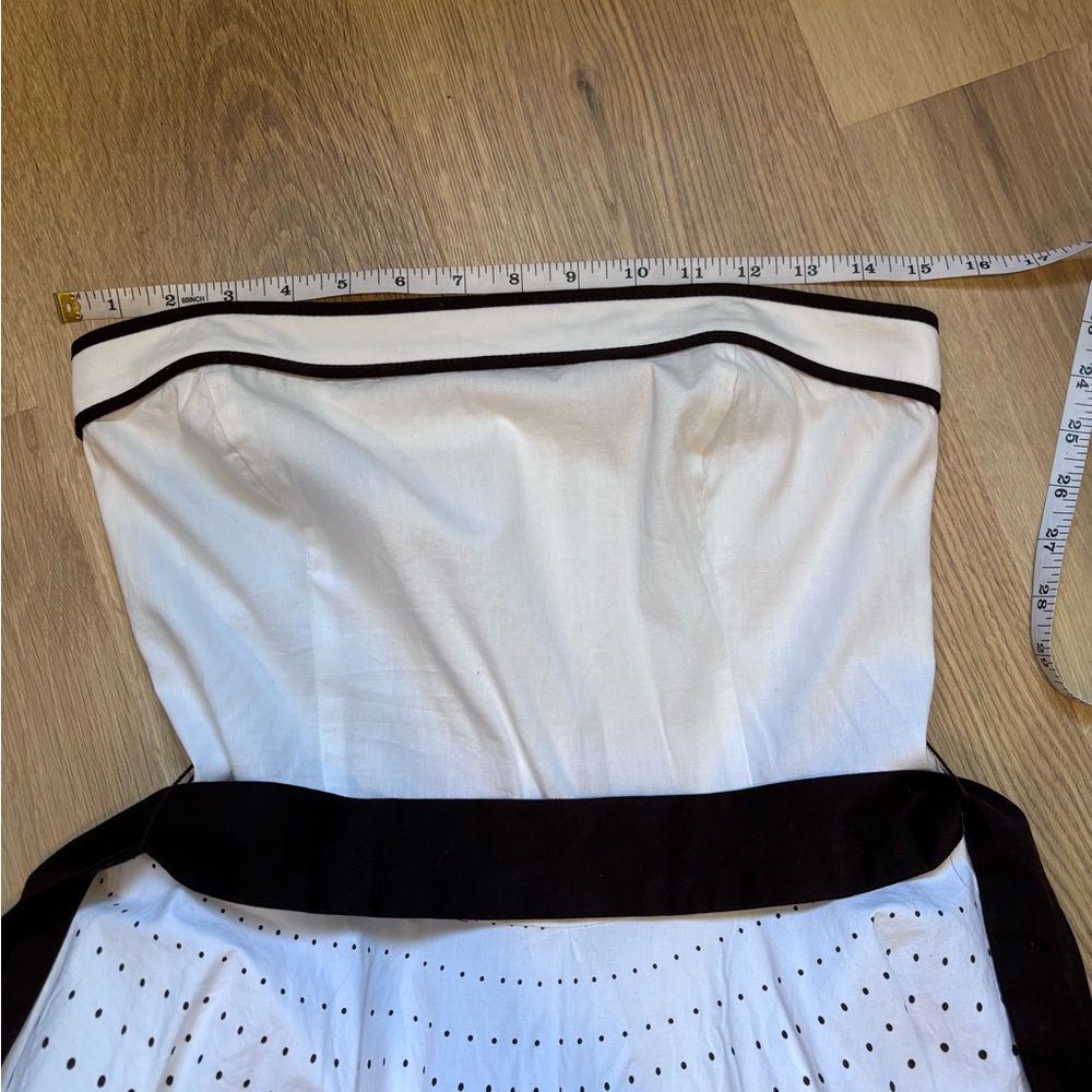 Ruby Rox Polka Dot Strapless Dress - image 3